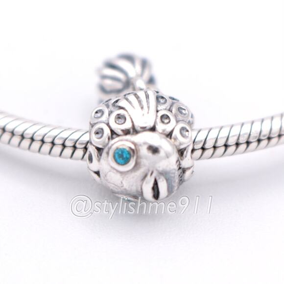Authentic PANDORA Splish-Splash Fish Charm Pandora - 791108TPP - Picture 4 of 14